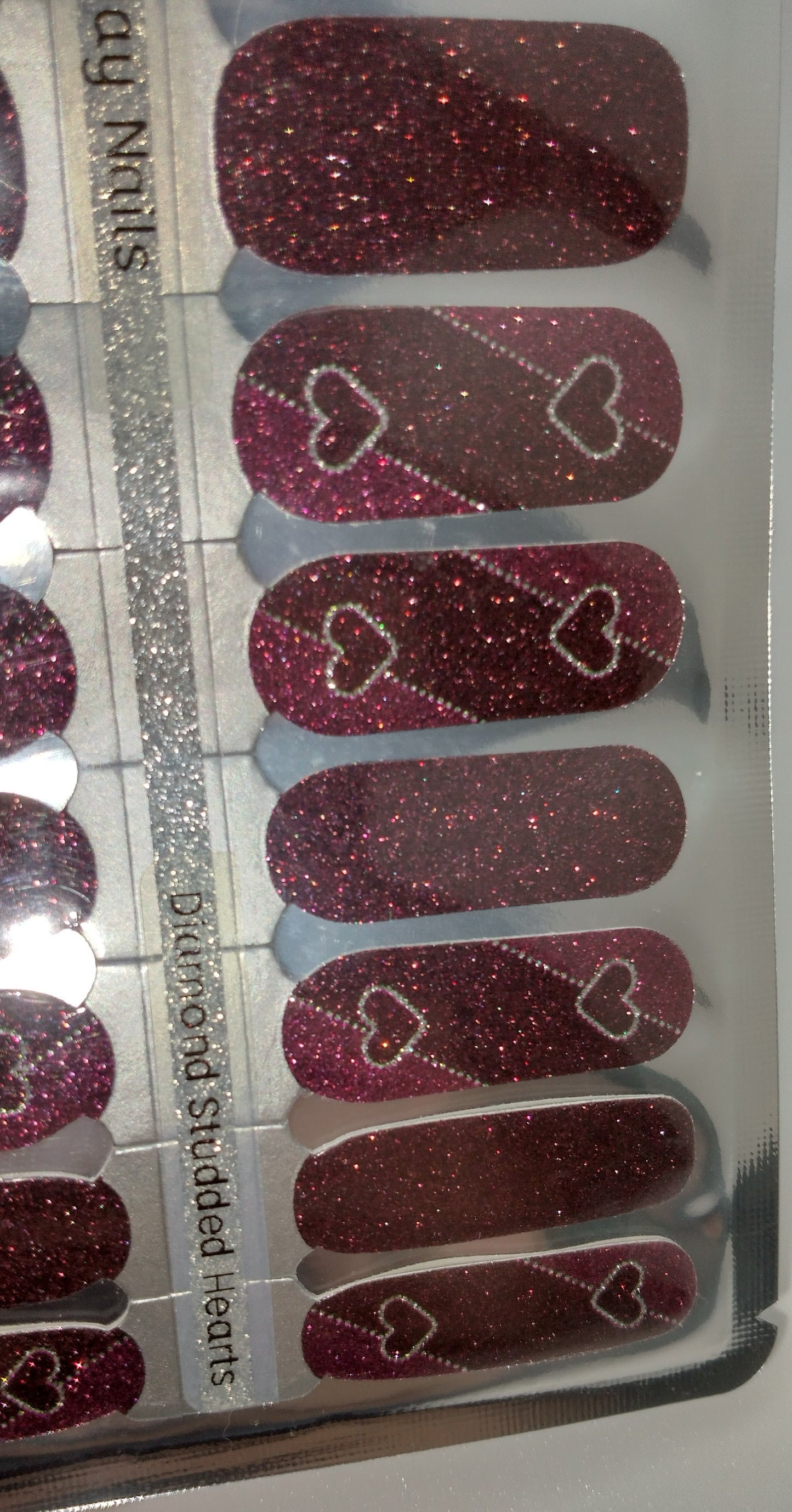 Diamond Studded Hearts